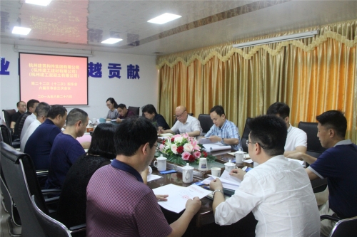 【重大会议】奋斗谋发展 实干开新篇 整装再出发 全力书写高质量发展新答卷——杭构公司（建工建材公司、建工砼公司）等三家单位第二十二次（十二次）股东会、六届董事三次会议圆满召开
